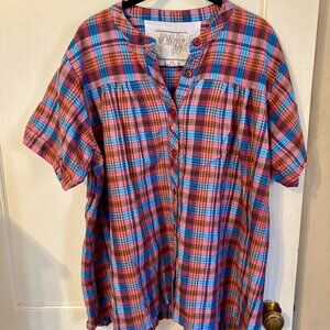 Ace & Jig Jardin top in Fortune, XXL